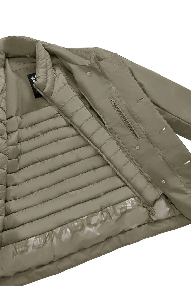 Double-Breasted Jacket with Detachable Bib