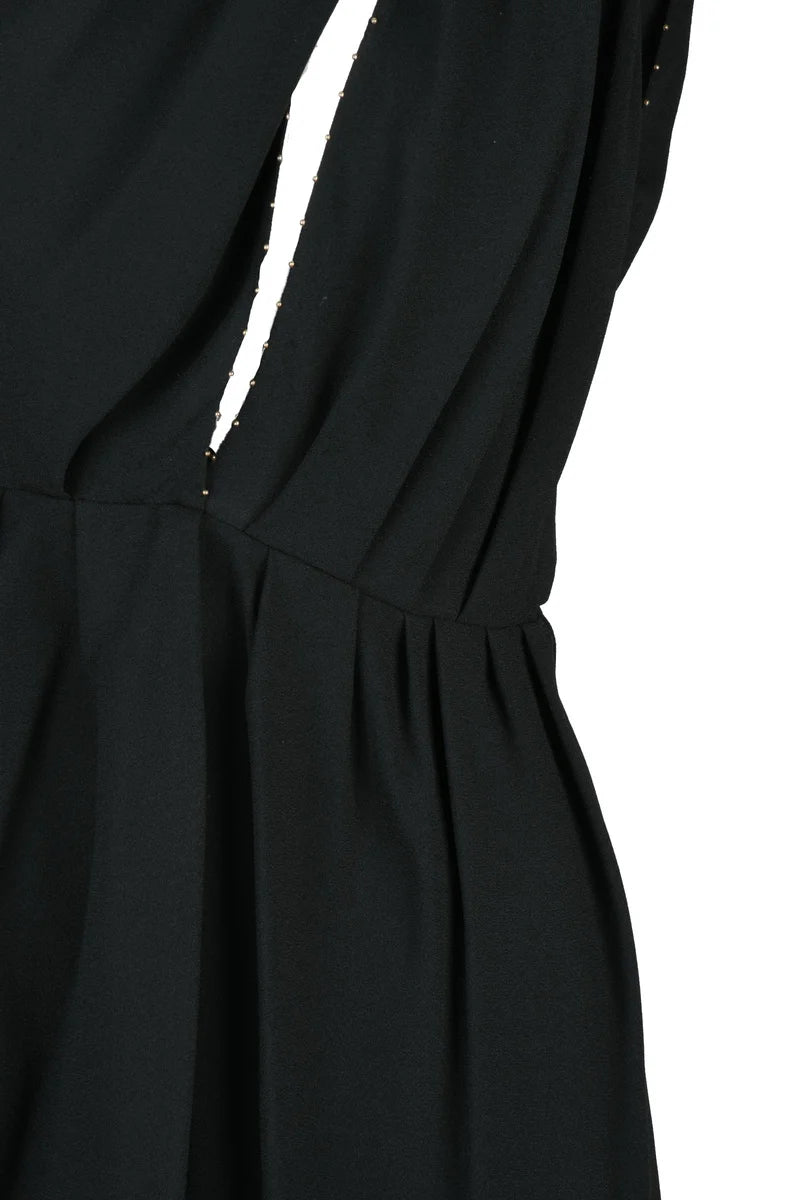 Women's One-Shoulder Dress - Black