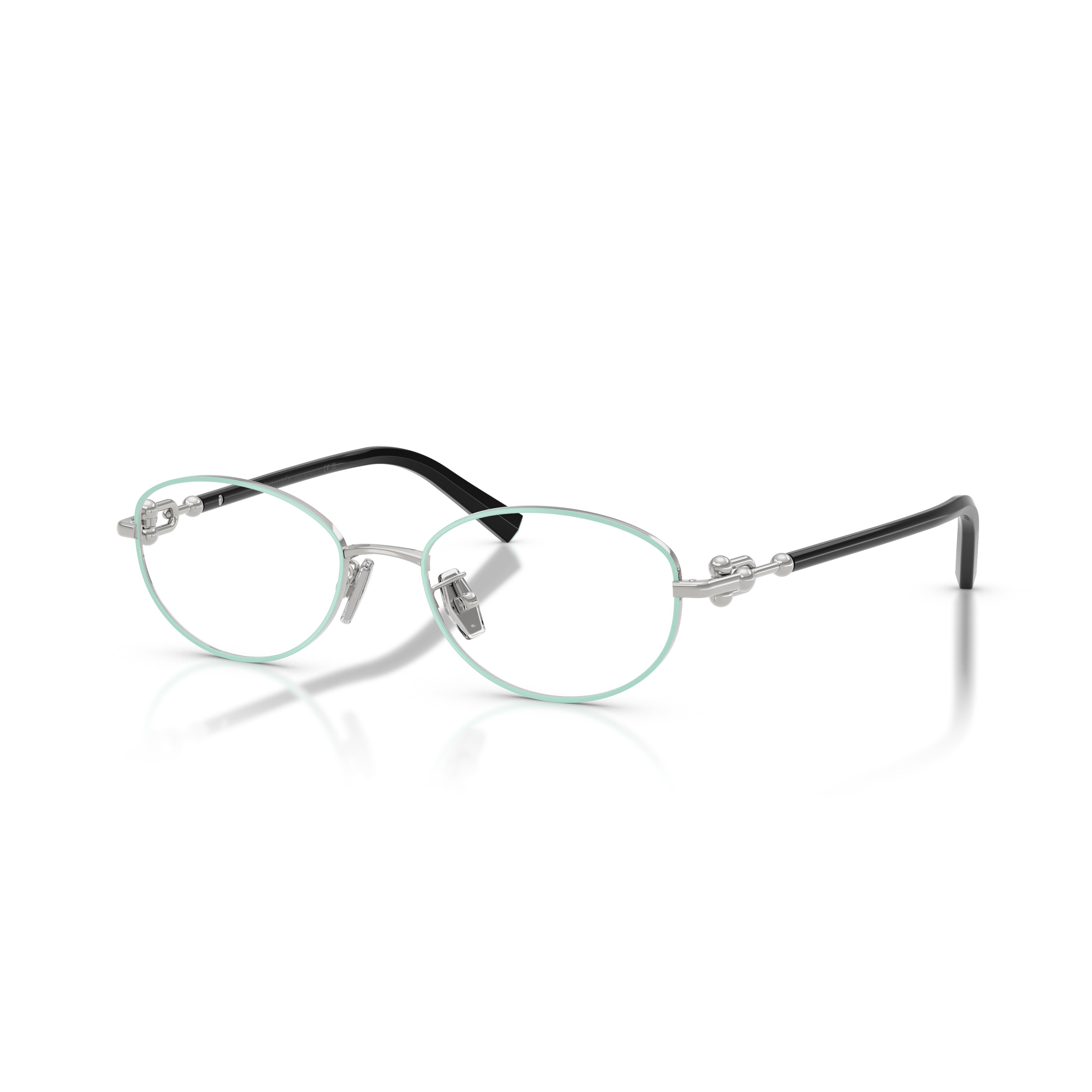 0tf1176d Oval Lens Metal Frame Eyeglasses