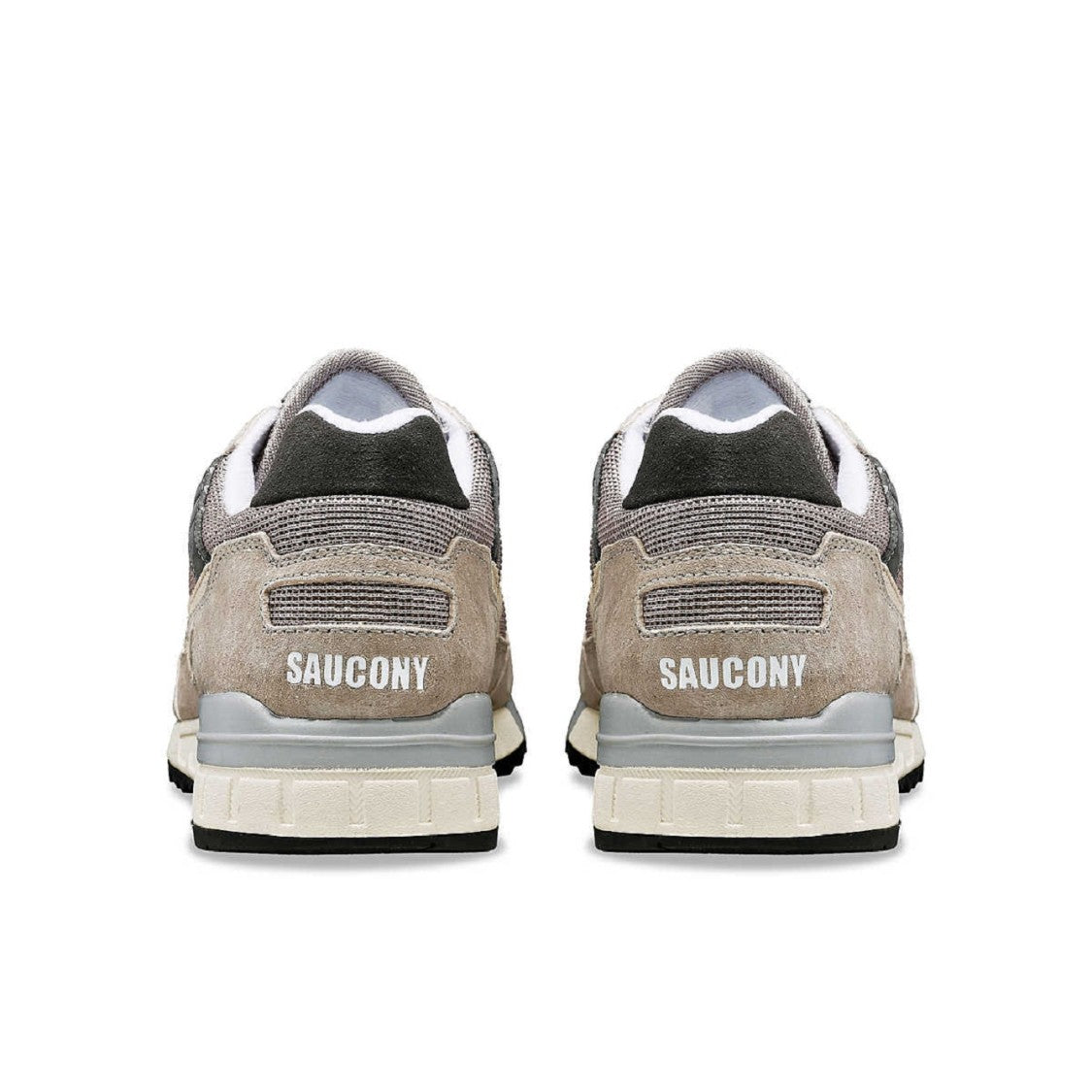 Beige Suede And Mesh Sneakers With Cushioned Sole