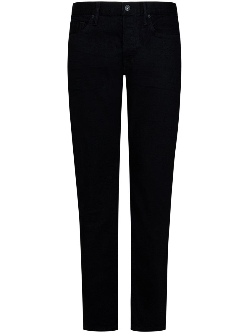 Black Slim-Fit Jeans