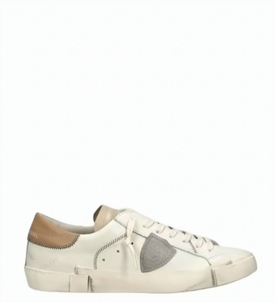 Prsx Low Leather Distressed Sneakers