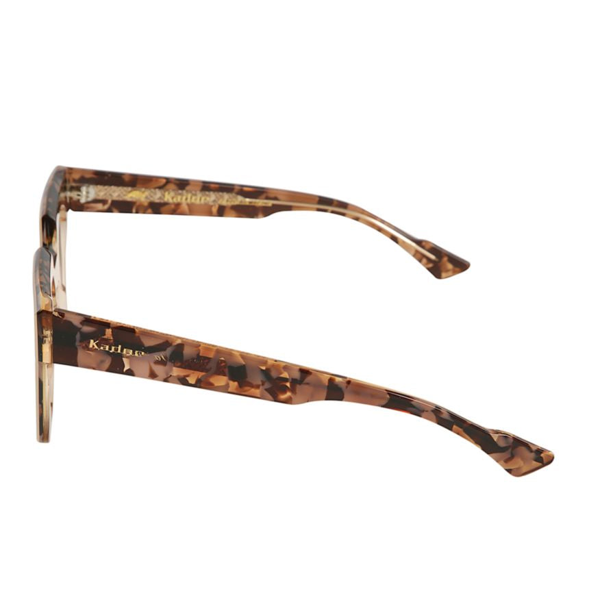 Tanya Square Frame Sunglasses with Tortoiseshell-Patterned Arms