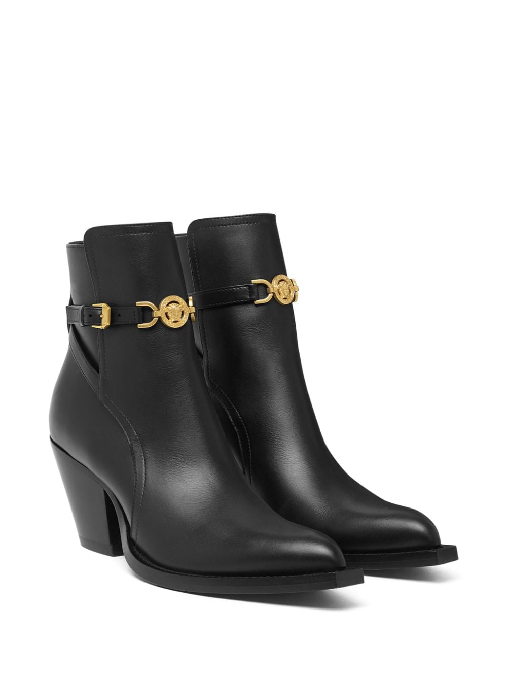 Calf Leather Ankle Boots