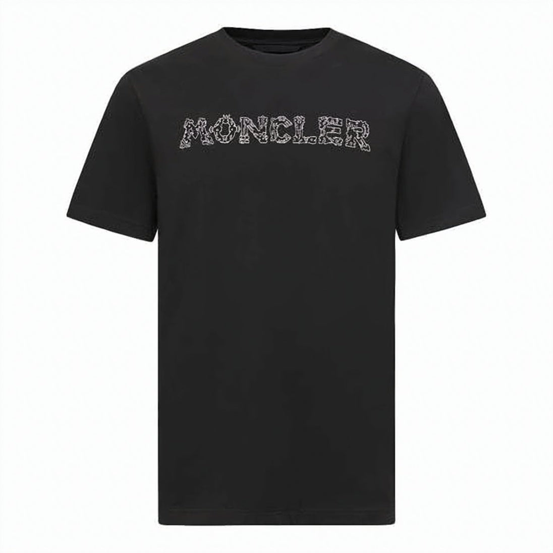 Cropped Short-Sleeved T-Shirt With Horizontal Stripe