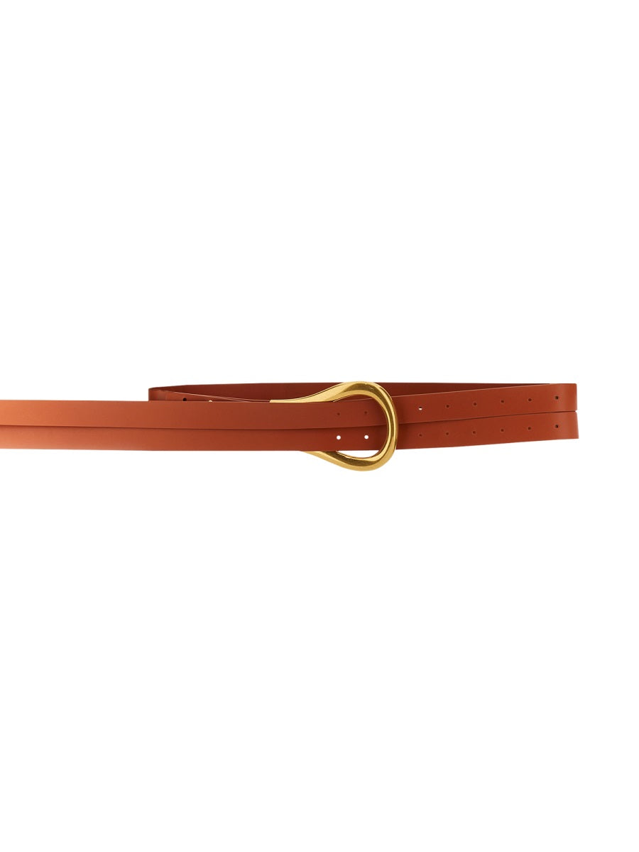 Double Belt with Smooth Texture and Minimalist Design