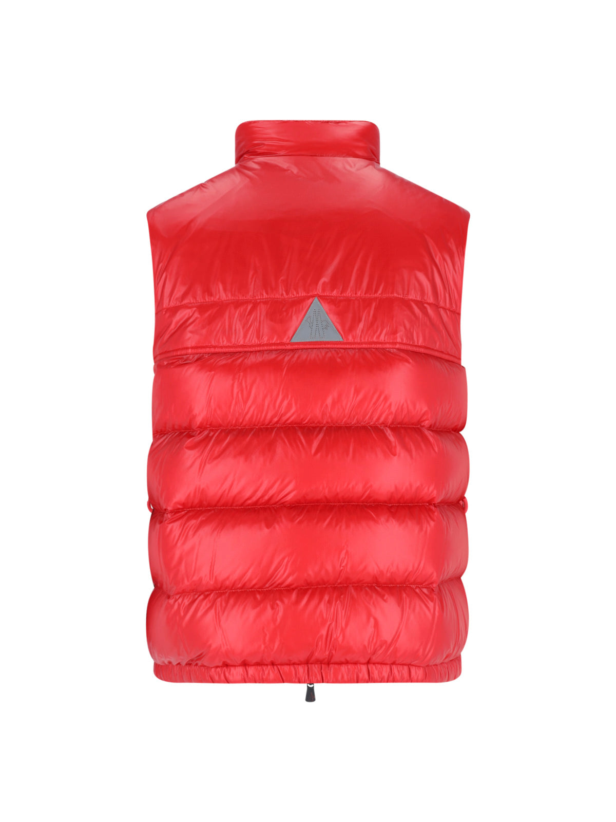 Red Uychi Padded High Collar Vest