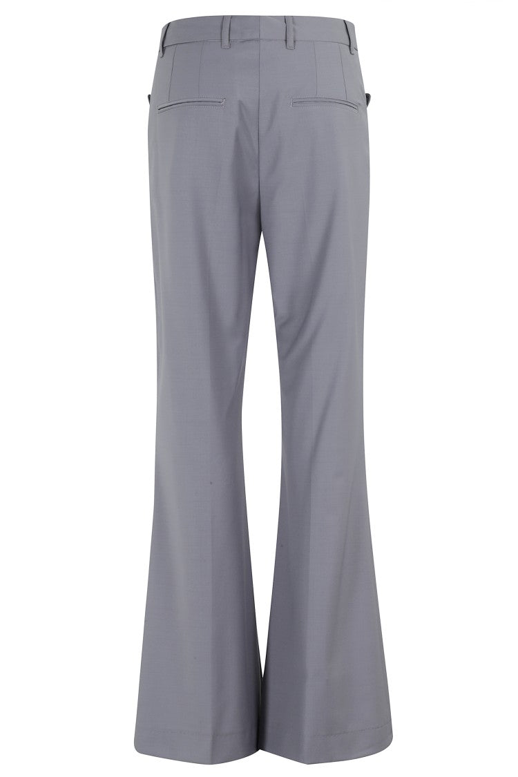 Flared Pants With Regular Waist