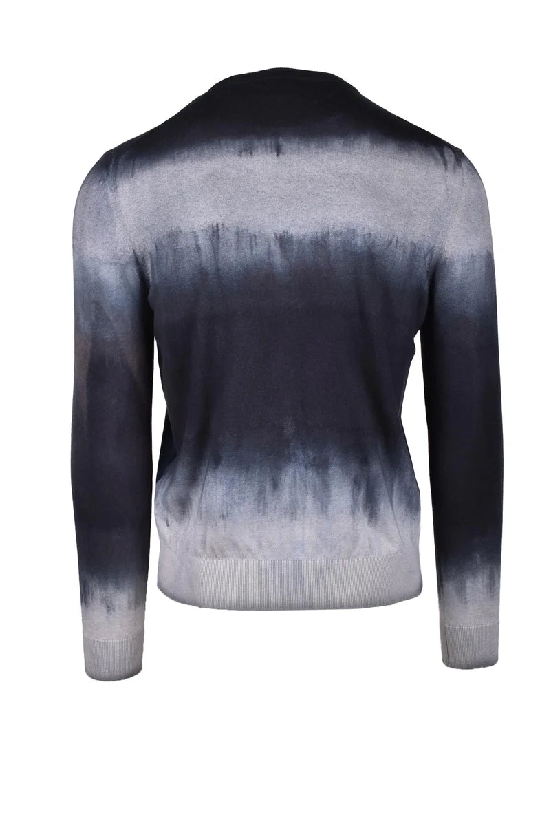 Gradient Tie-Dye Knit Sweater