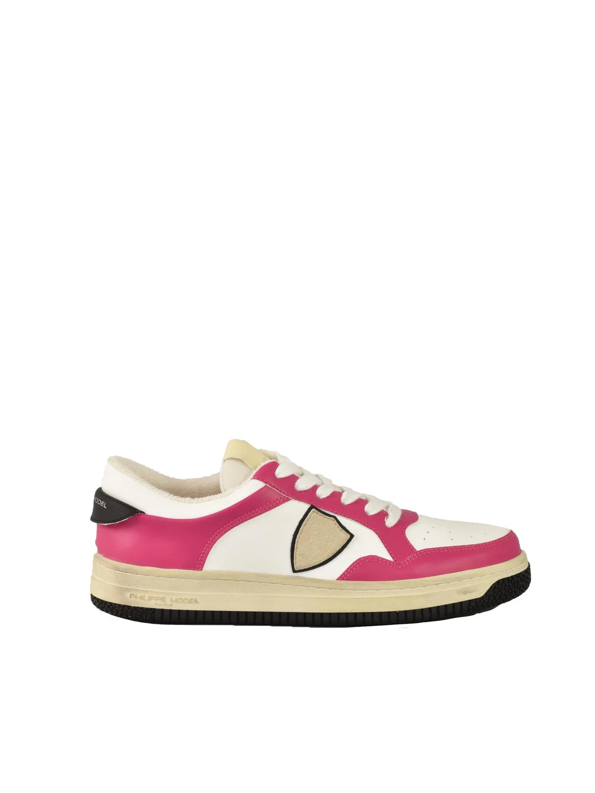 Rubber Sneakers - White/Fuchsia
