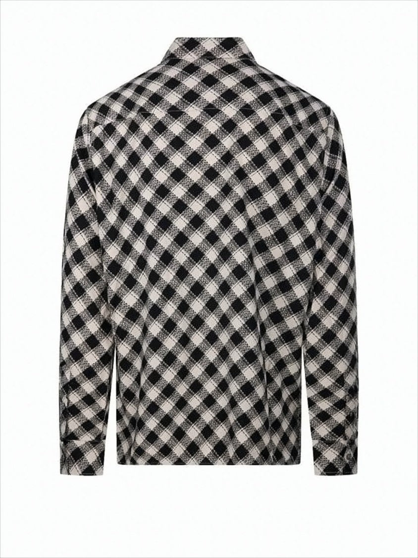 Classic Checkered Button-Down Shirt With Structured Collar