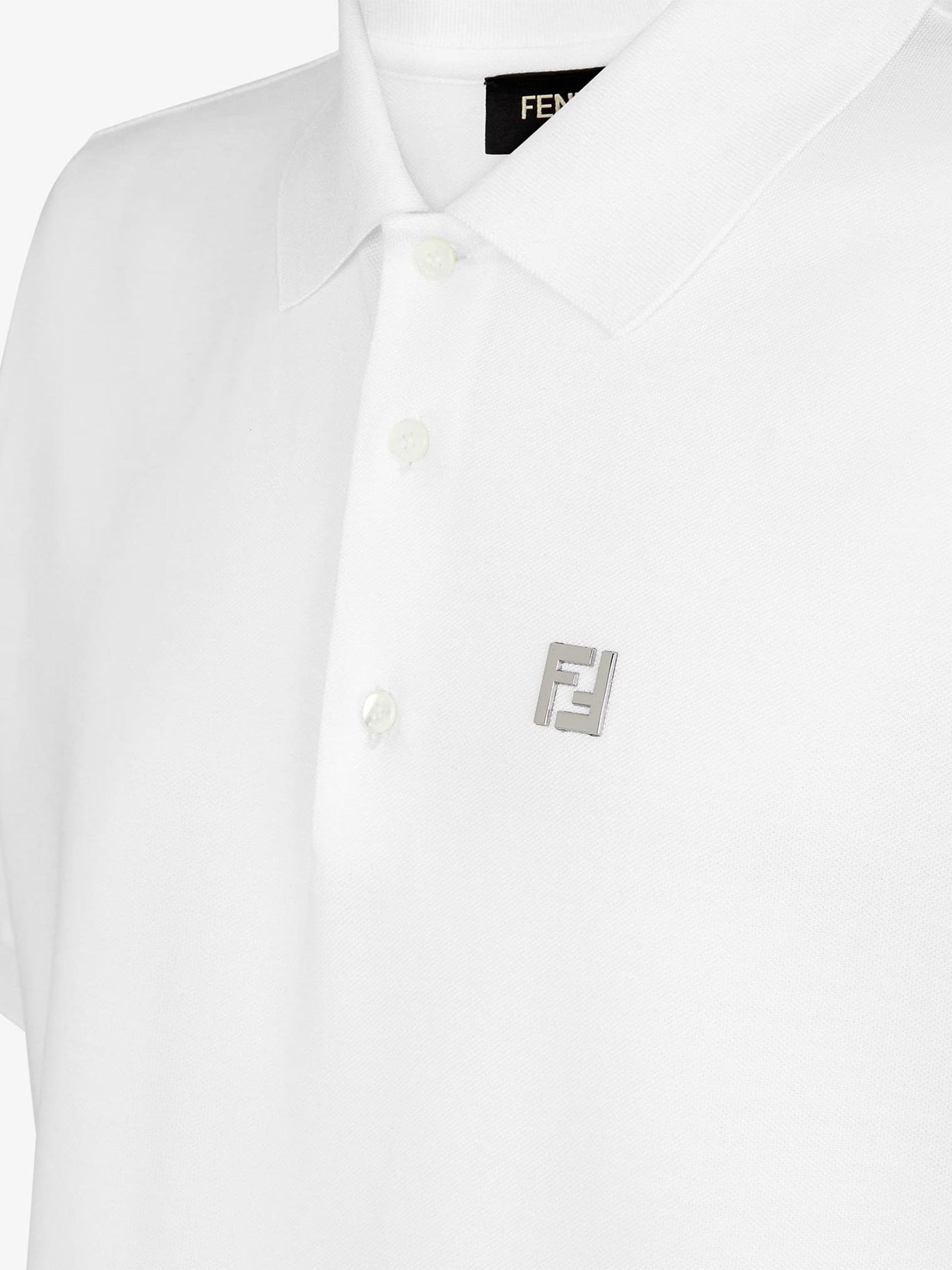 Slim-Fit Black Classic Collar Logo Polo