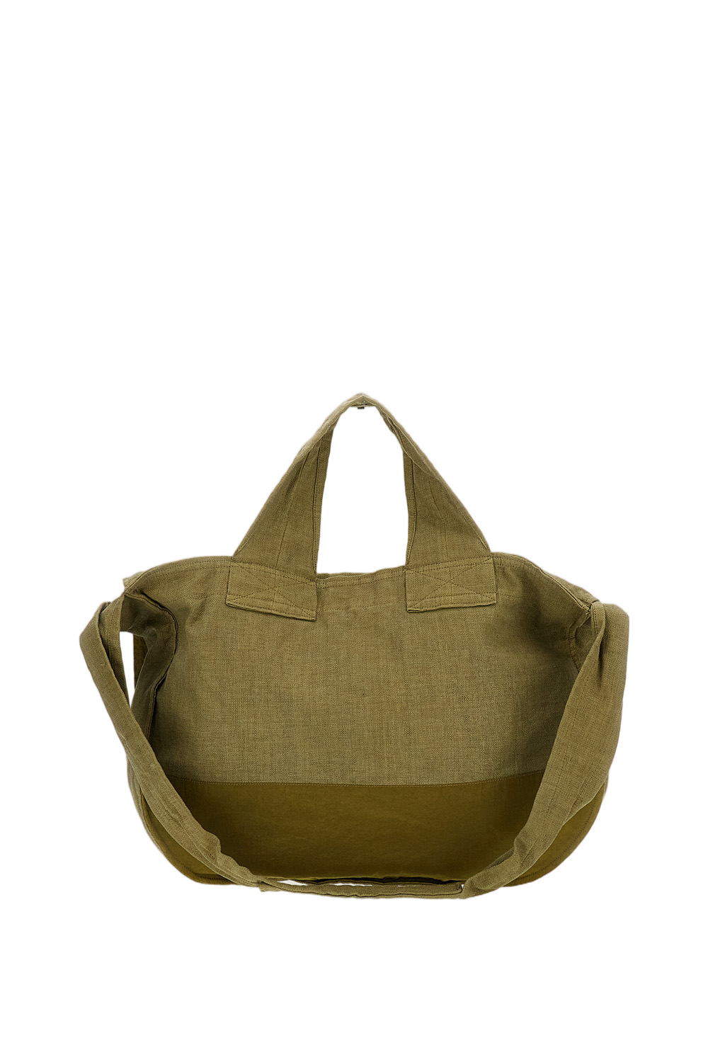 Green Raffia Shopping Bag