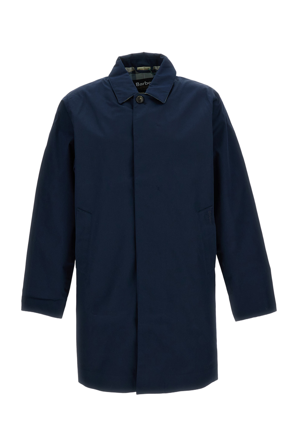 Rokig Blue Water-Resistant Trench Jacket