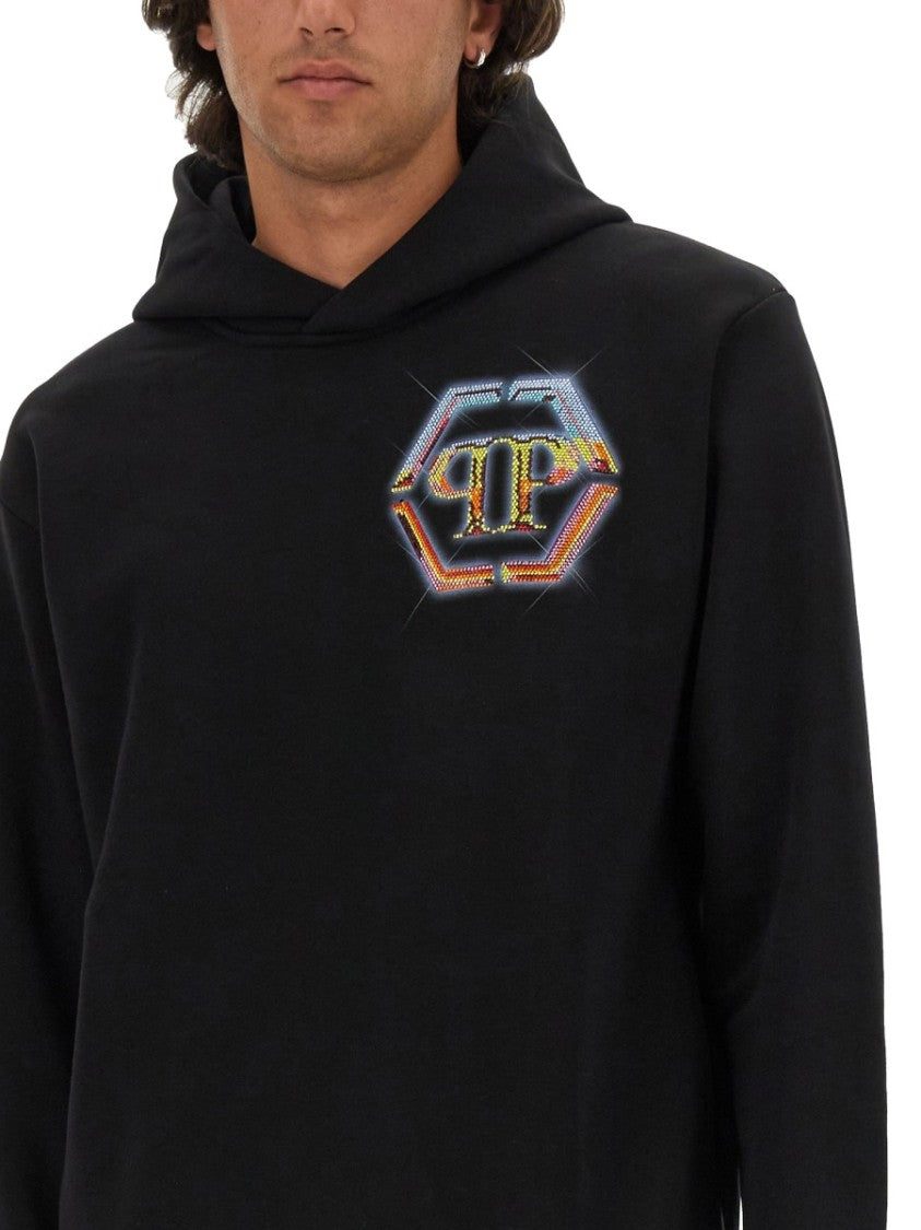 Relaxed Fit Black Sweatshirt