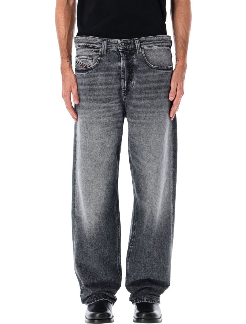 2001 D-Macro Wide-Leg Grey Jeans