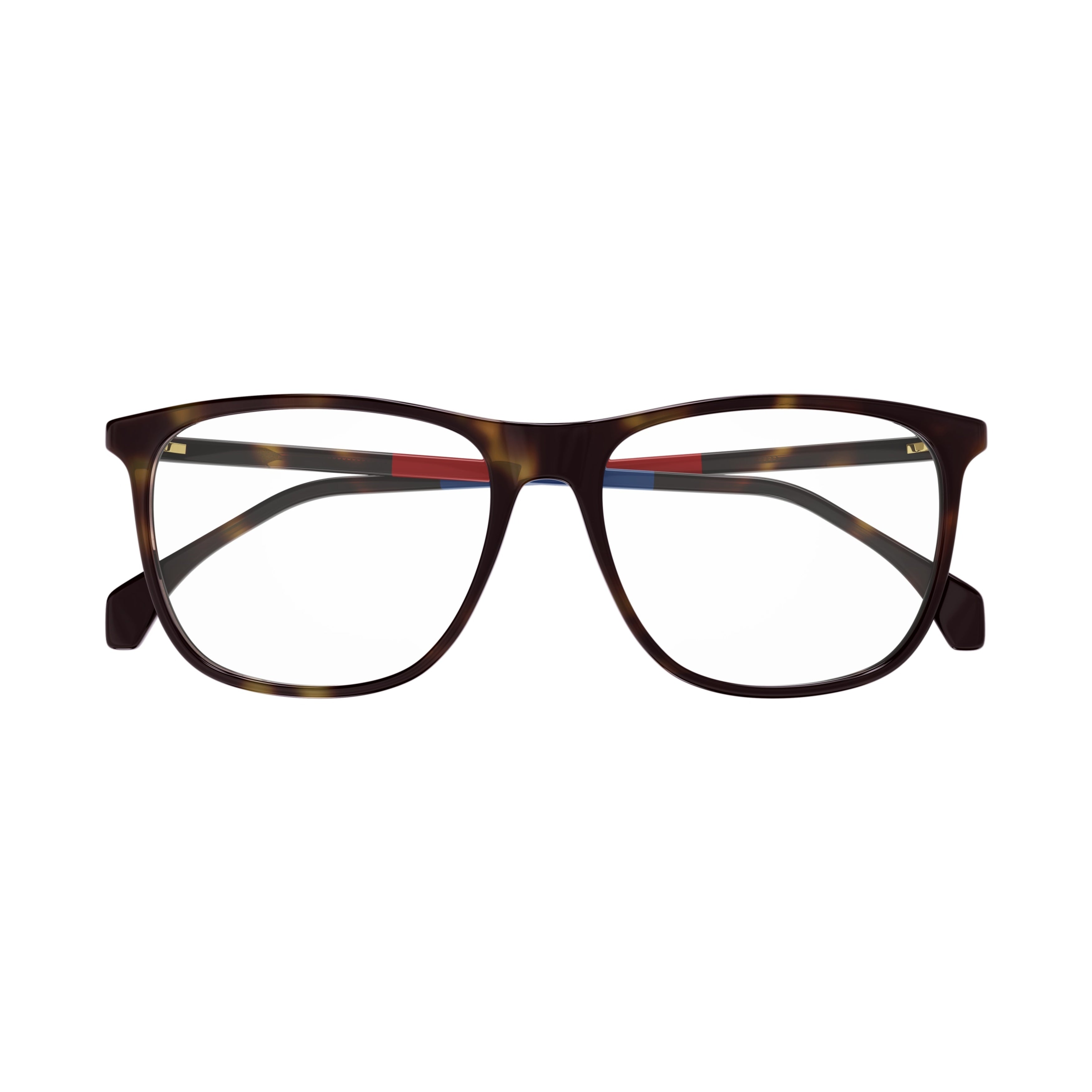 Gg0554o Tortoiseshell Square Frame Eyeglasses