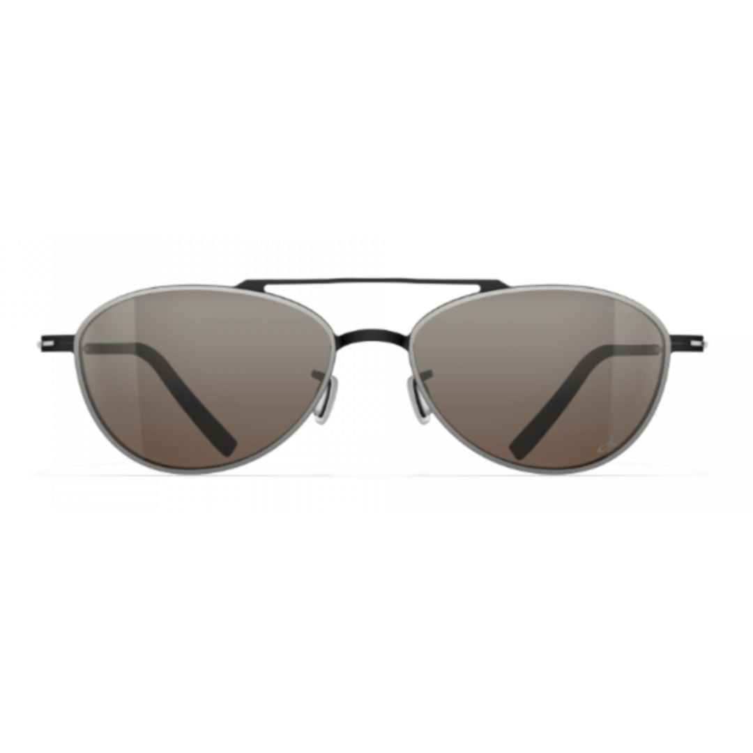 Bf1039 Mavericks Oval-Frame Beta-Titanium Sunglasses with Adjustable Nose Pads