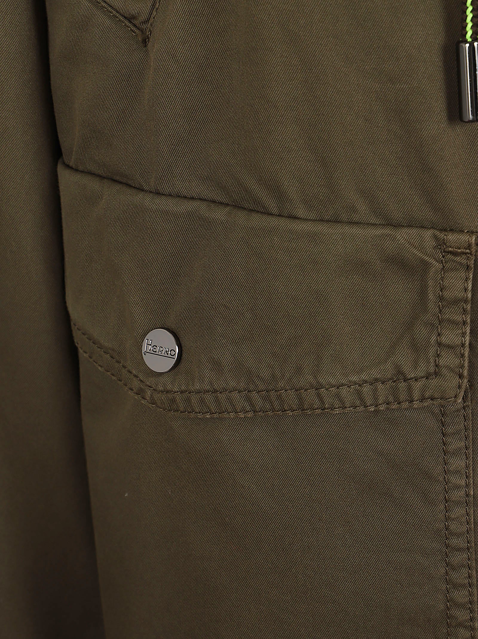 Green Hooded Jacket
