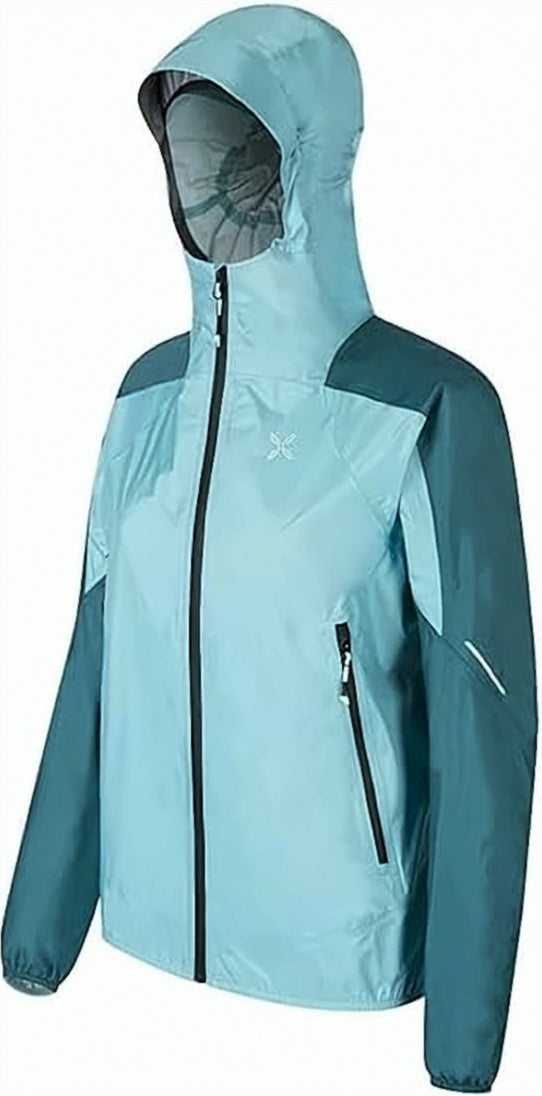 Two-Tone Women's Jacket with Bold Logo Detail