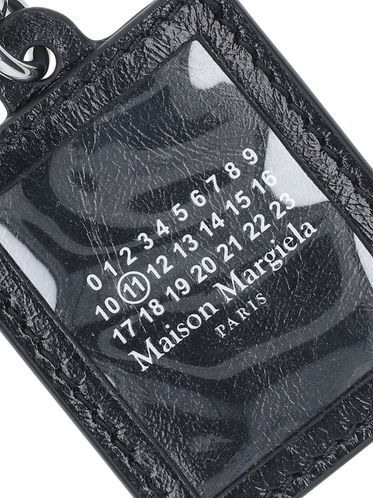 Keychain In Black Calfskin