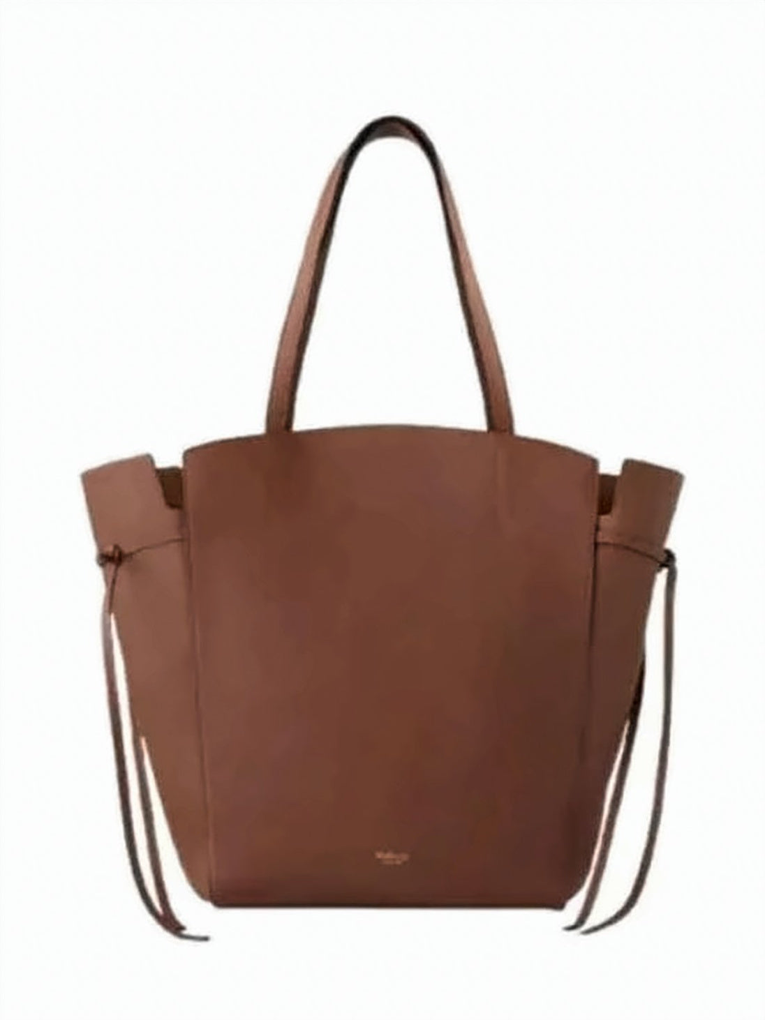 Structured Calf Leather Tote Bag