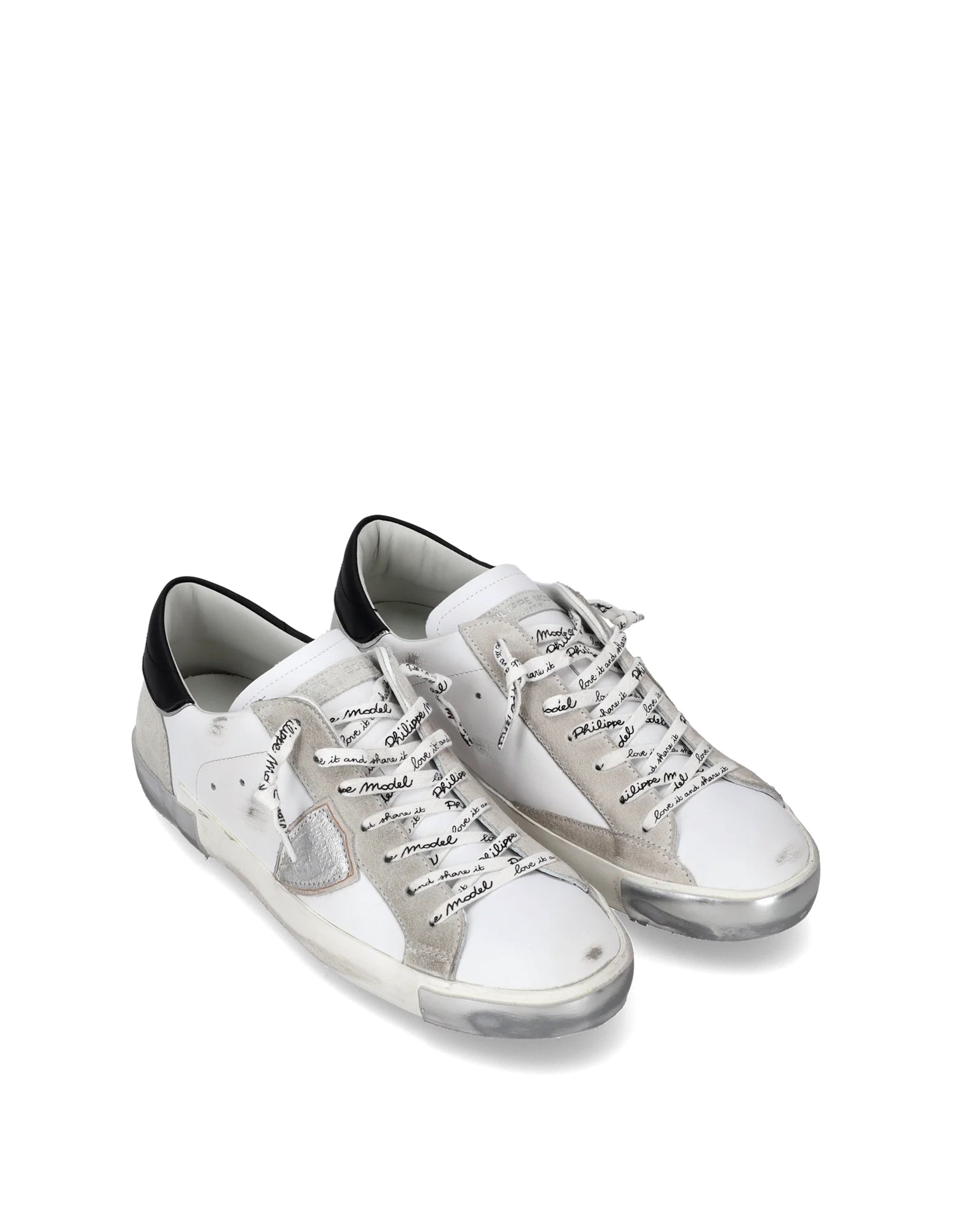 Sneakers Prsx Low Man Blanc/Argent