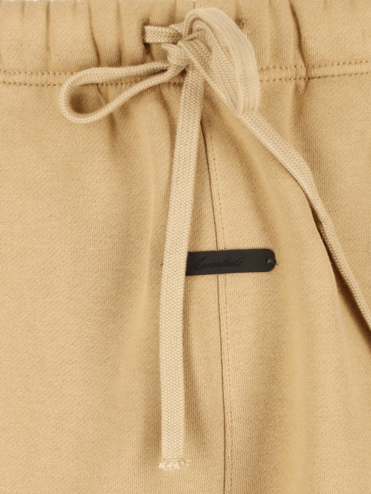Beige Wide-Leg Cropped Tonal Embroidered Trousers