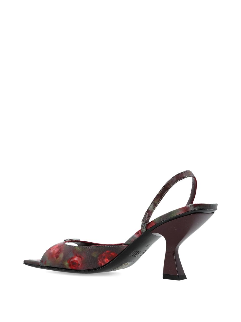 Slingback Sandals With Sculptured Heel