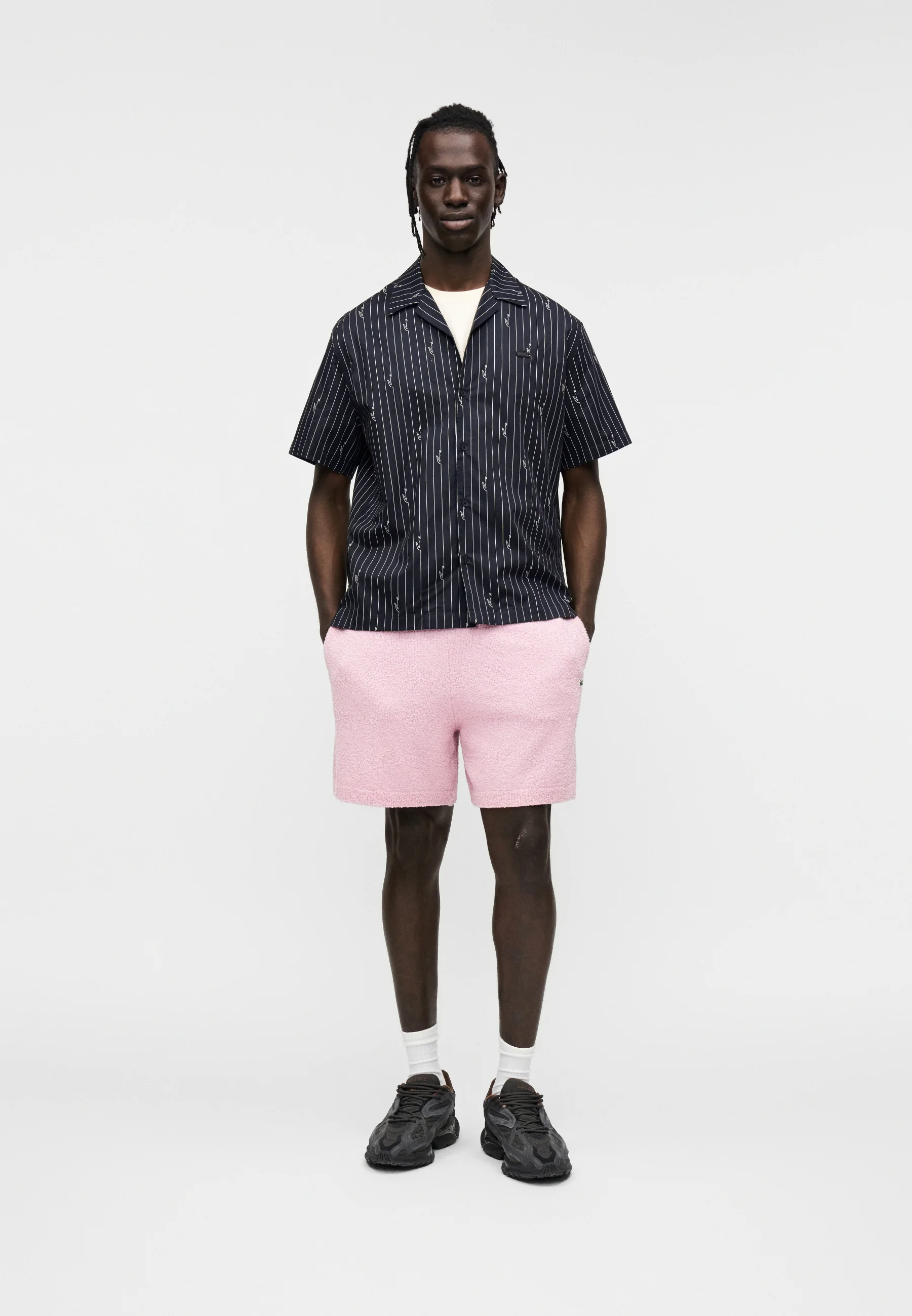 Black Twill Relaxed Cotton Shirt