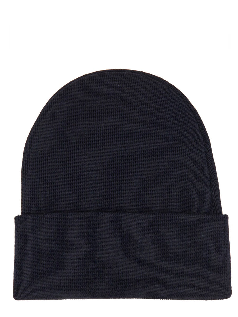 Wool Hat with Intricate Embroidery