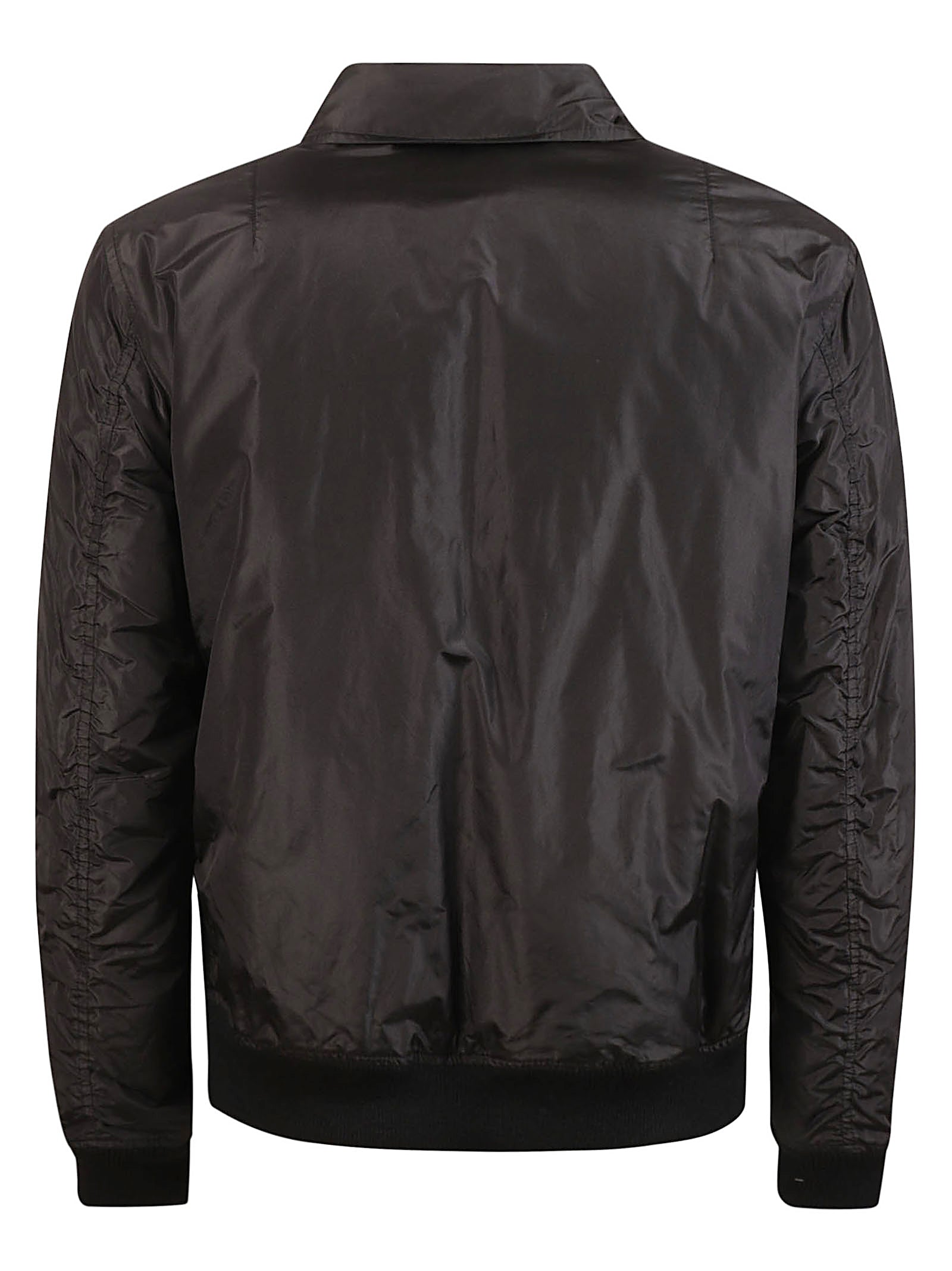 Silk Jacket with Front Zipper
