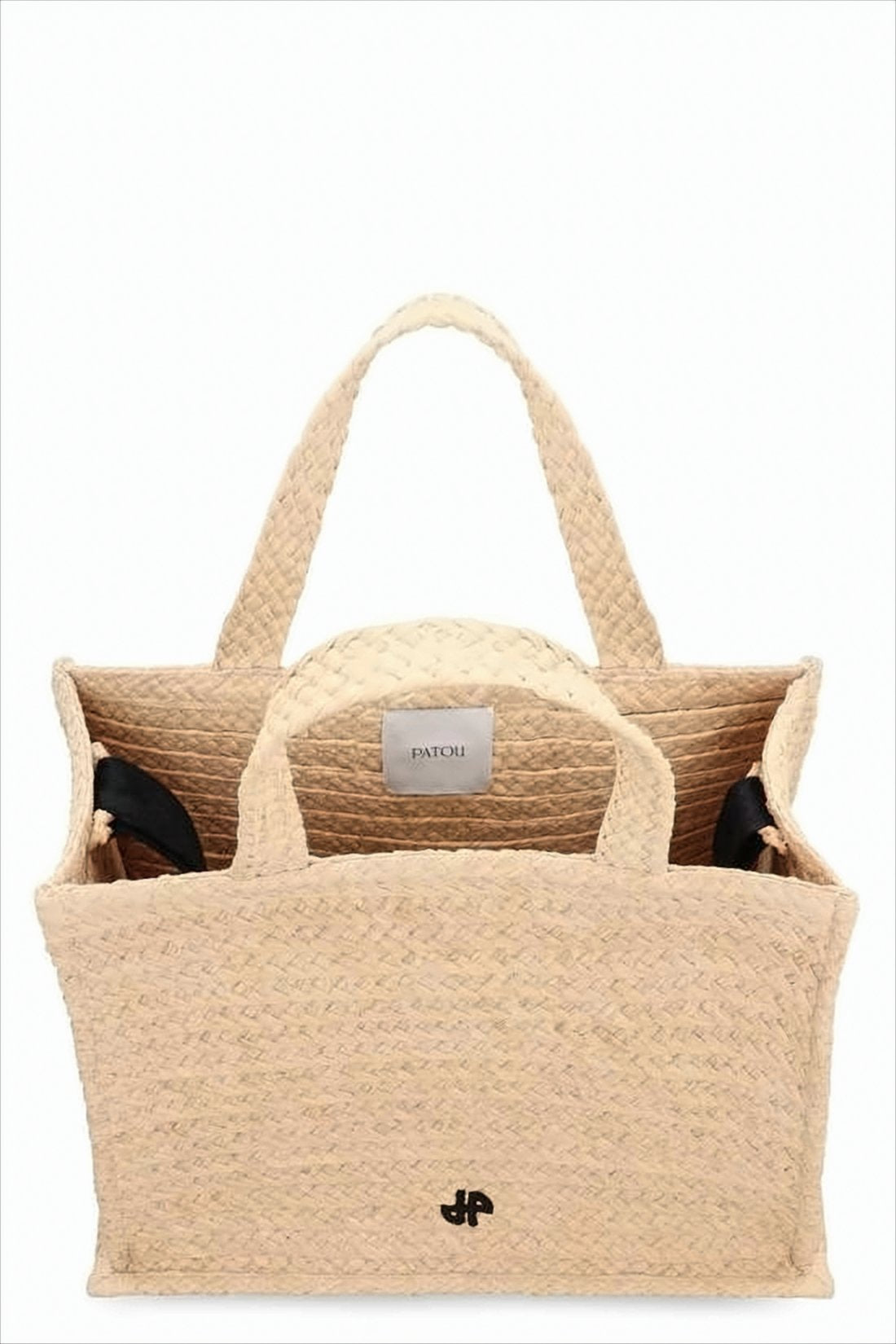 Braided Raffia Tote Bag