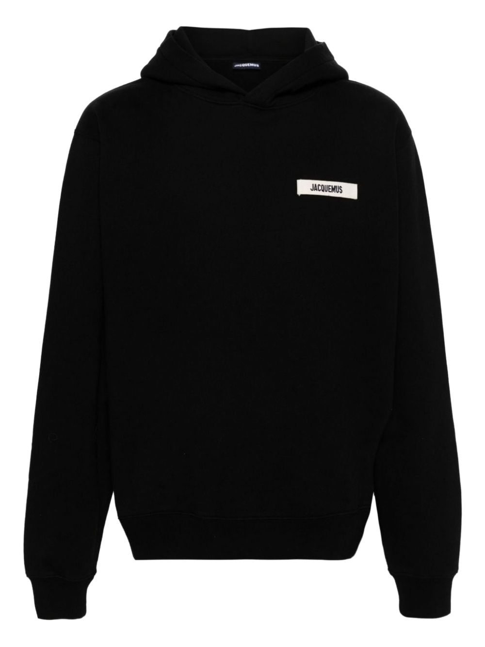 Hooded Sweater with Logo Patch