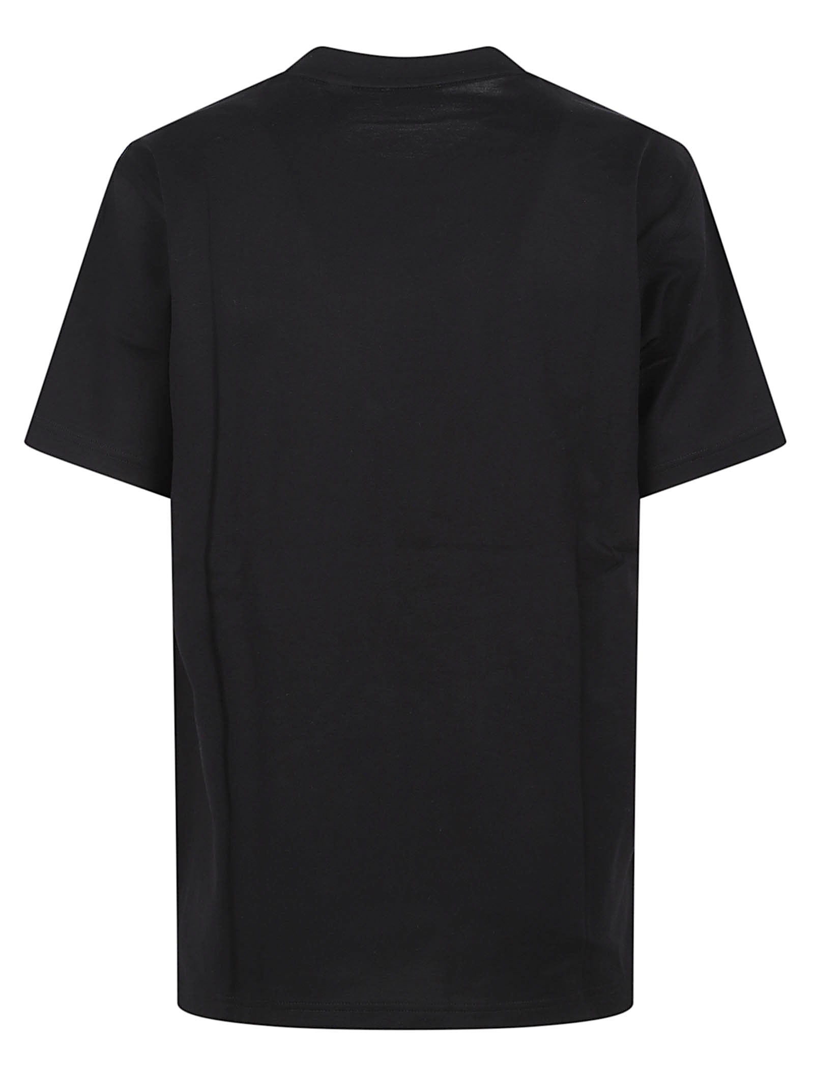 Short-Sleeved T-Shirt with Plaid Pocket Detail
