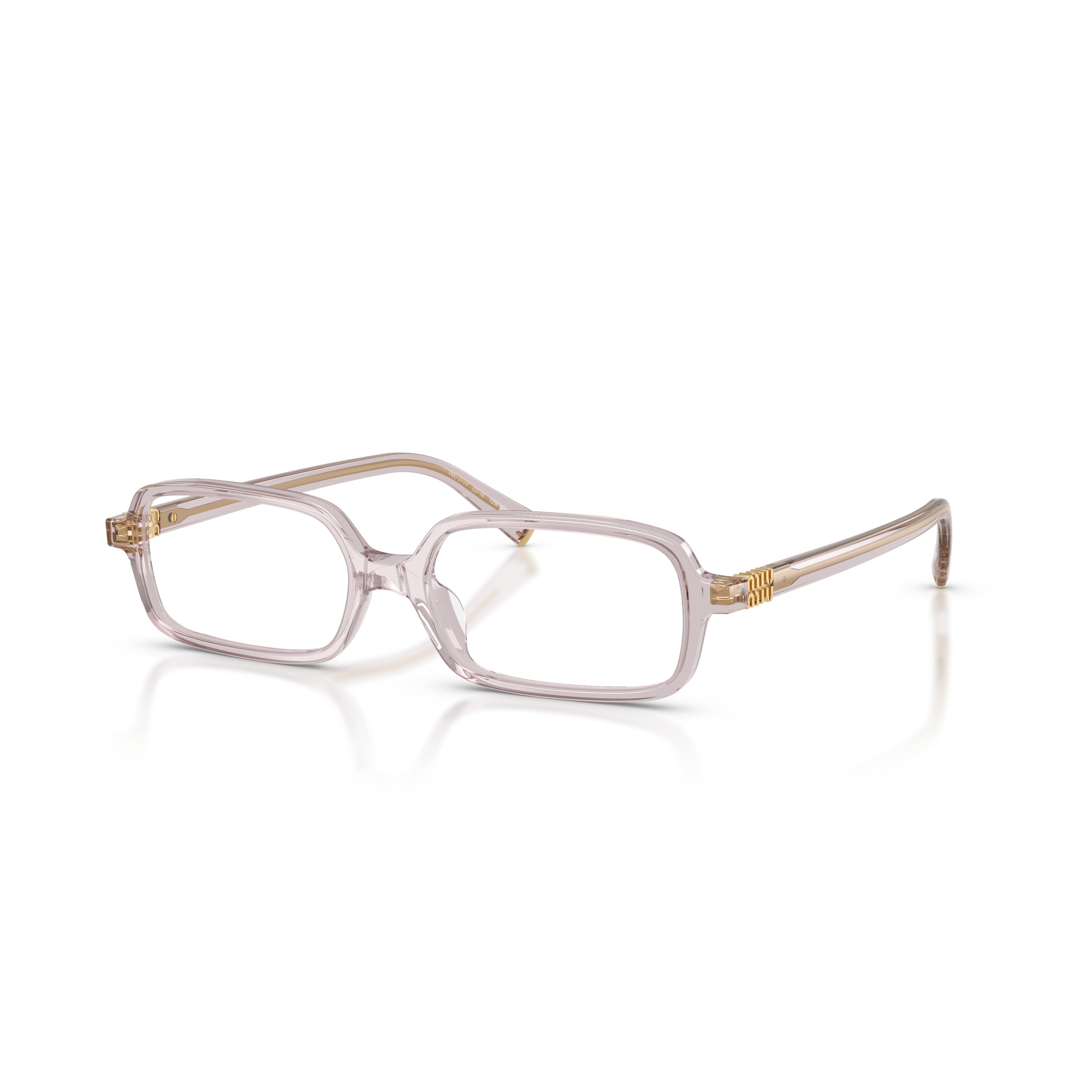 0mu 01yv Oversized Rectangular Eyeglasses