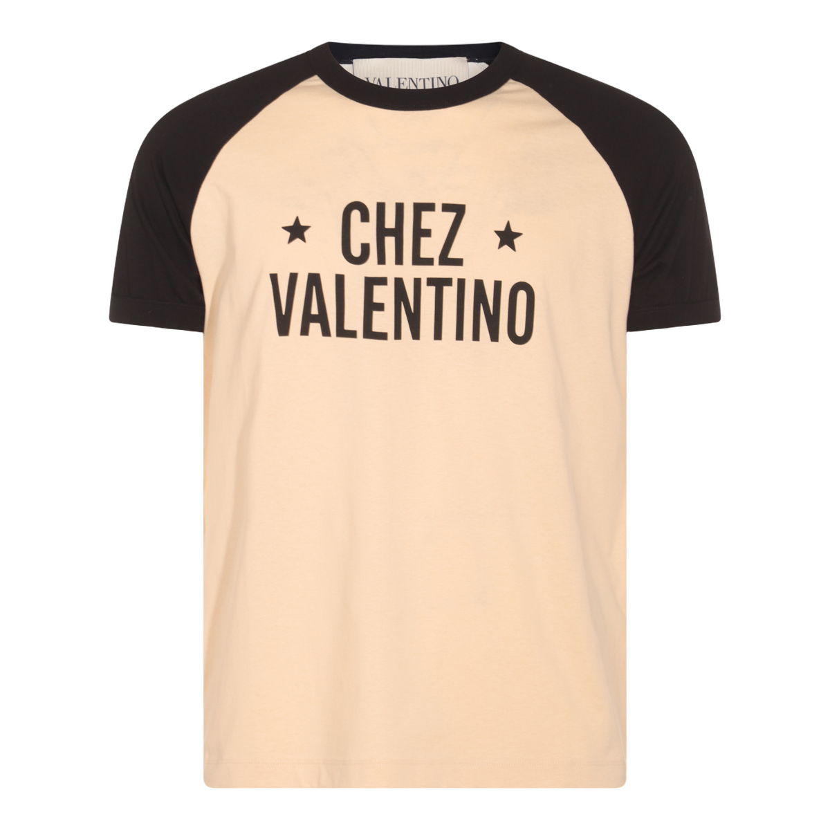 Short-Sleeve Raglan T-Shirt with Bold Graphic Print