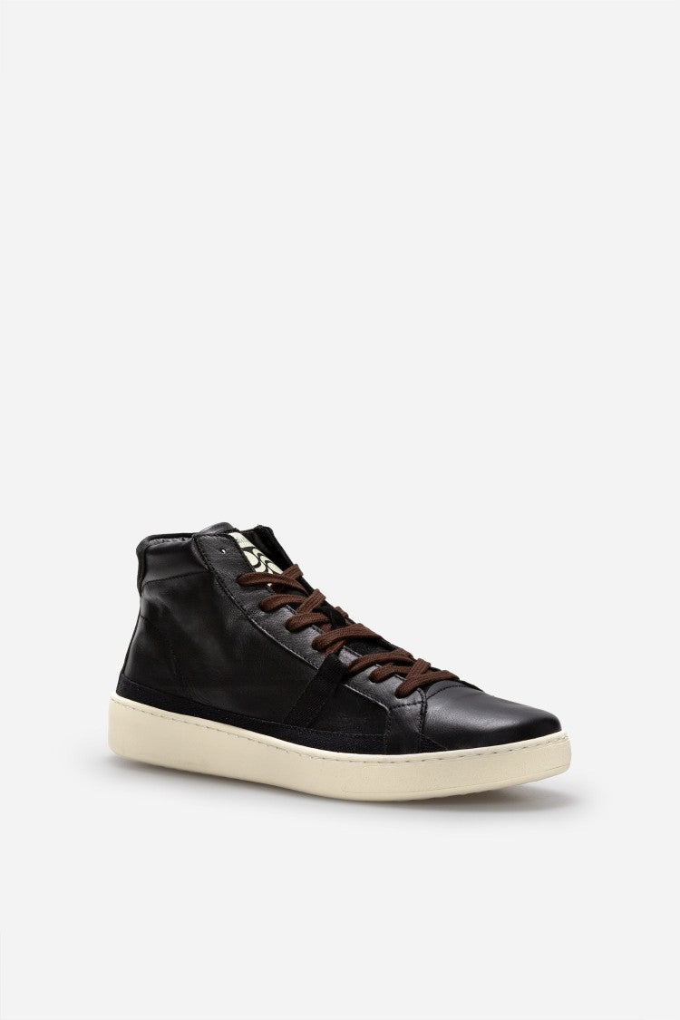 Gold Mid Men's Sneaker Black