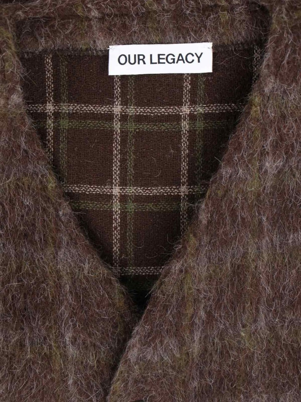 Plaid Cardigan – Brown
