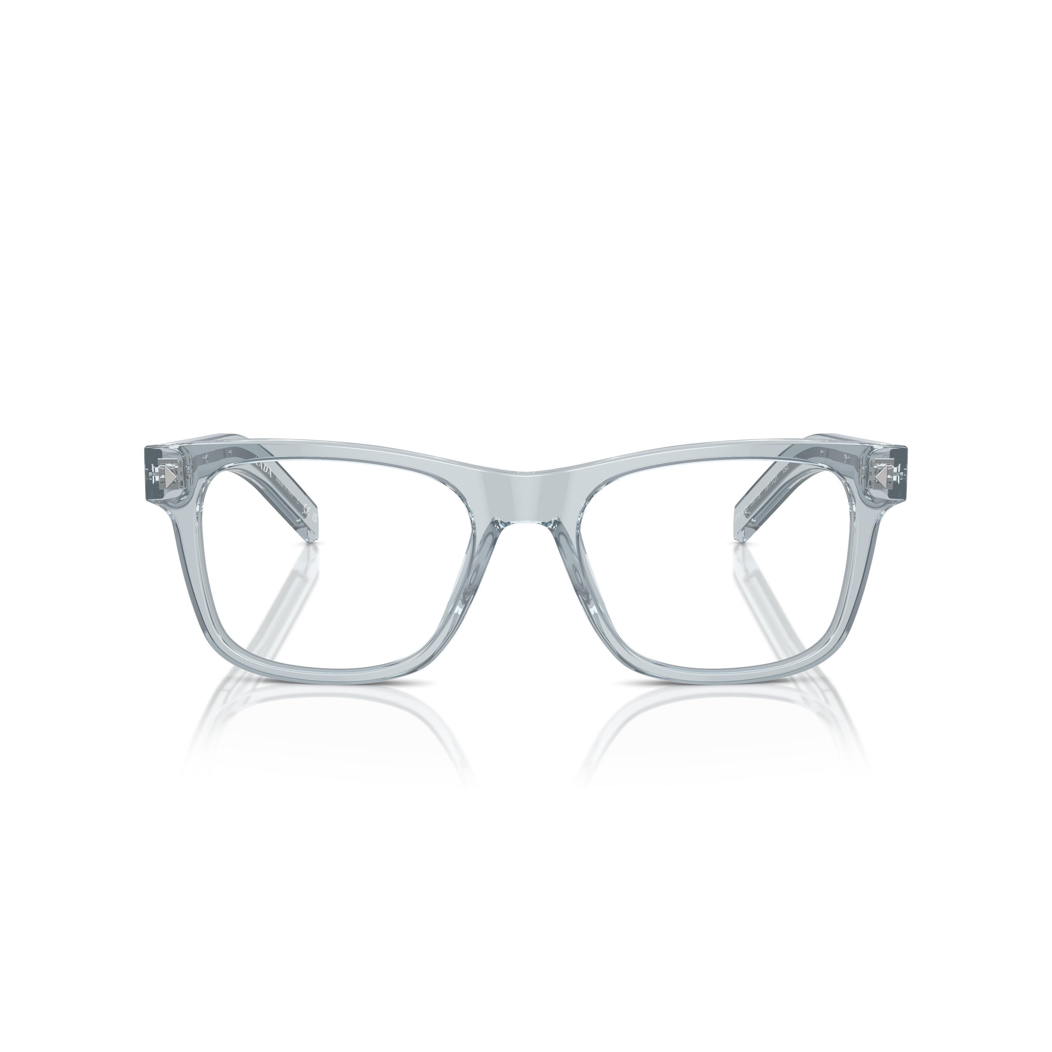 0pr A13v Transparent Acetate Square Eyeglasses