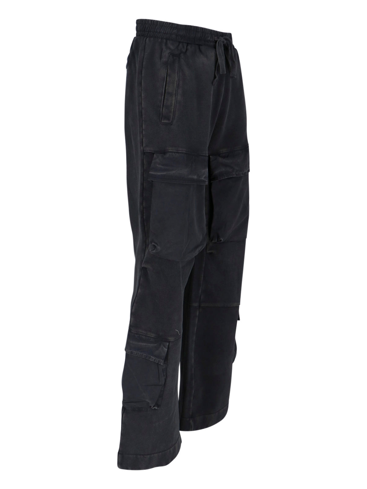 Organic Cotton Cargo Sport Pants with Drawstring Waist