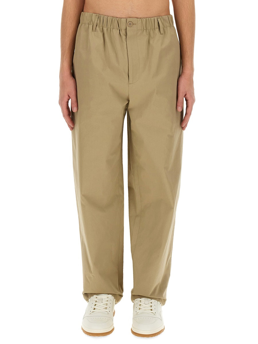 Classic Regular Fit Cotton Poplin Pants