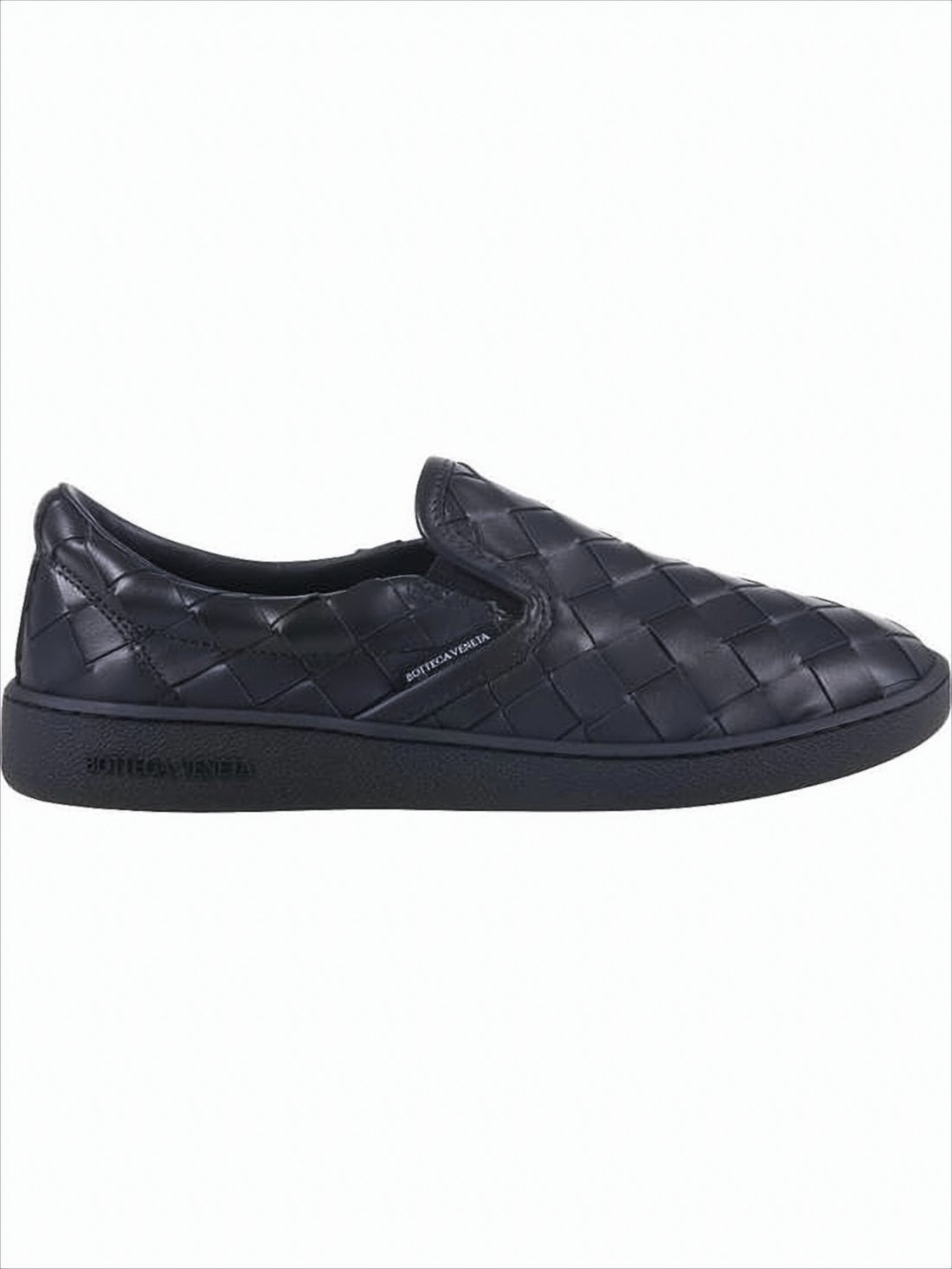 Woven Leather Slip-On Loafer