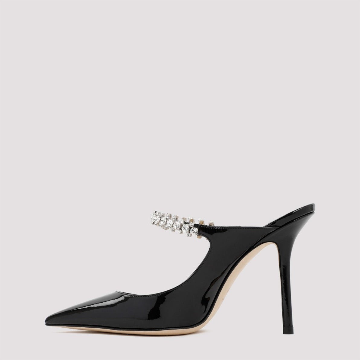 Black Patent Leather Bing 100 Sandals