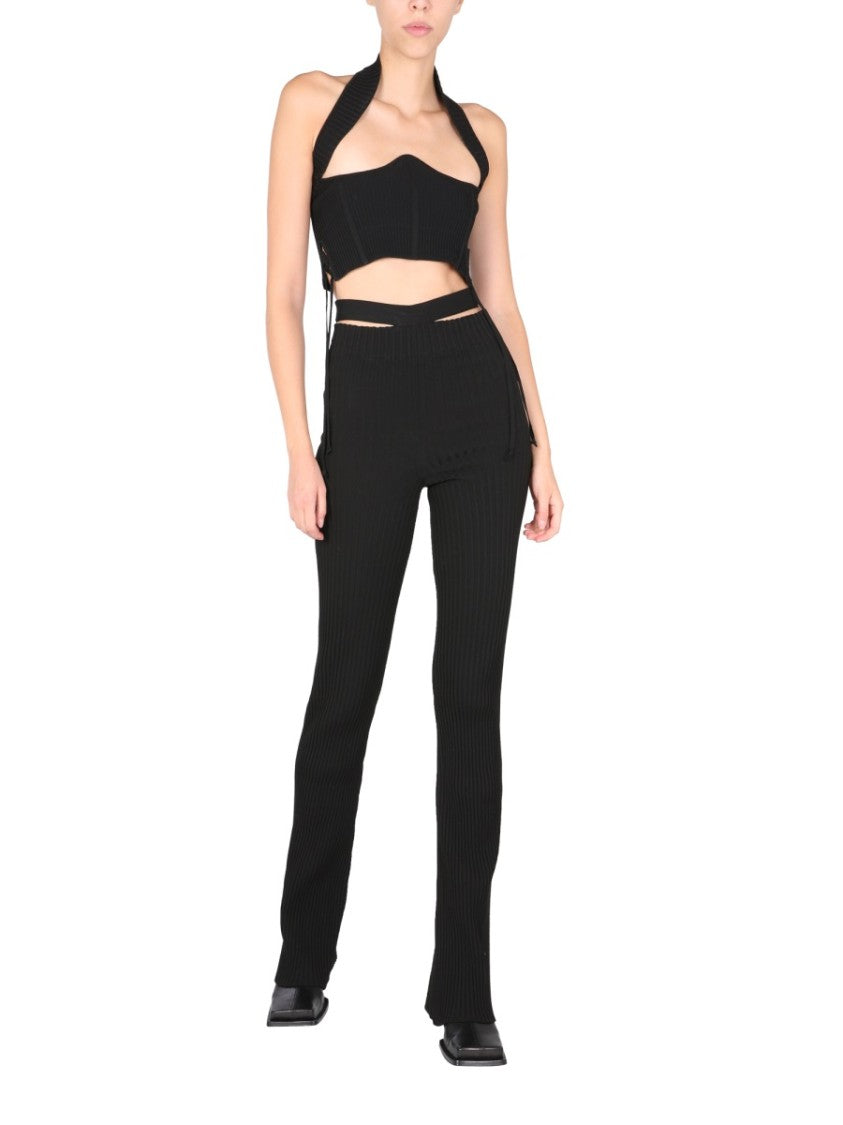 Structured Ribbed Bustier
