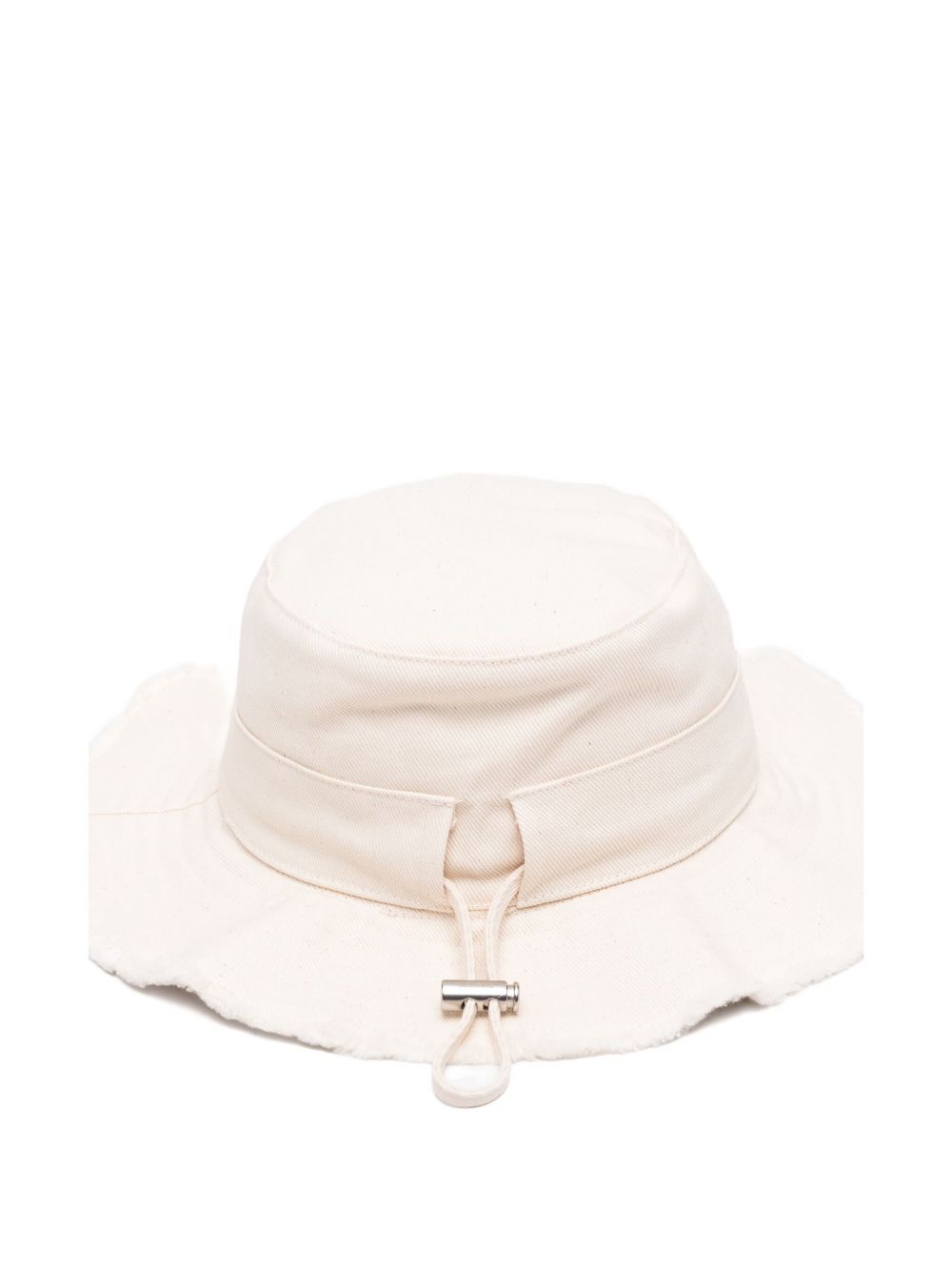Flat Crown Beige Hat