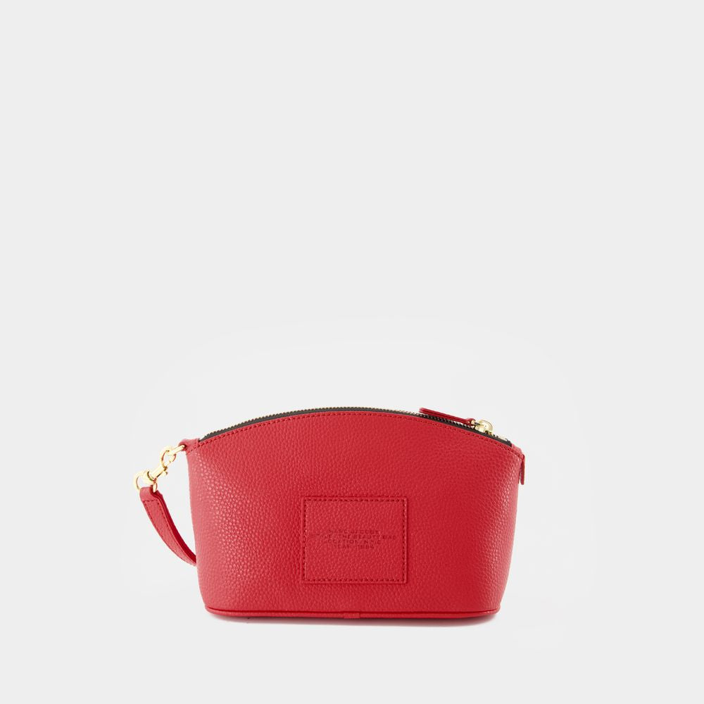 The Beauty Pouch - Leather - Red