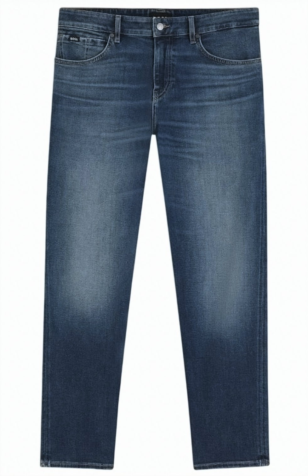 Blue Maine Tapered Denim Jeans