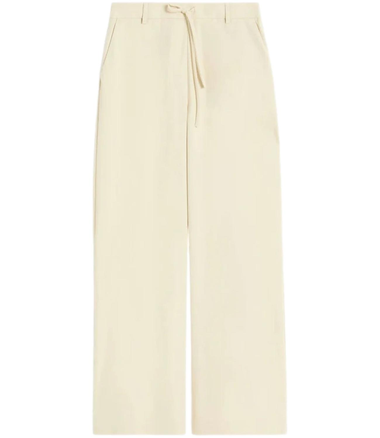 Ivory White Mmlagoraio Polyamide Trousers