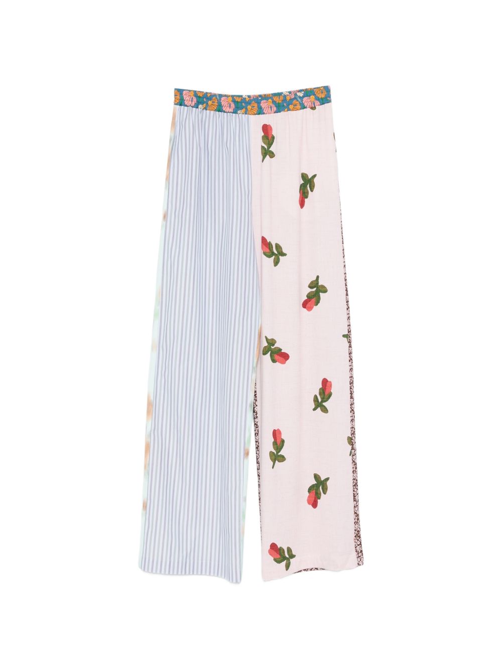 Multicolour Floral Cotton Trousers